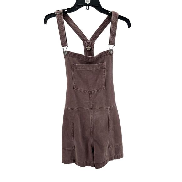 aerie Pants - Aerie Women's Plum Short Overalls Shortalls Size XL